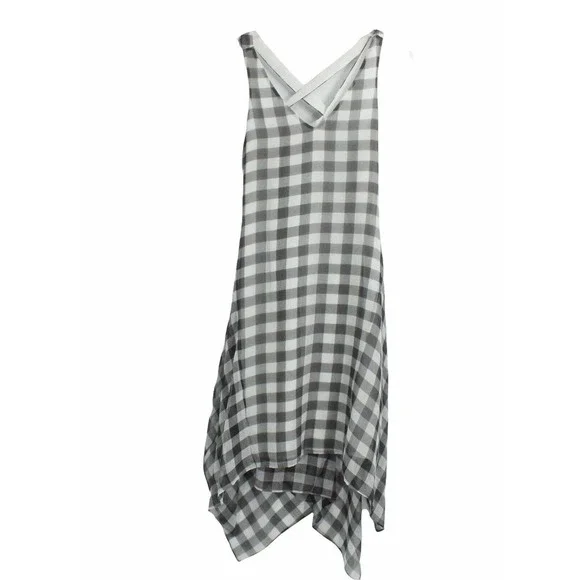 BCBGeneration | Dresses | Bcbgeneration Womens Size Small Blackwhite Plaid  Dress | Poshmark